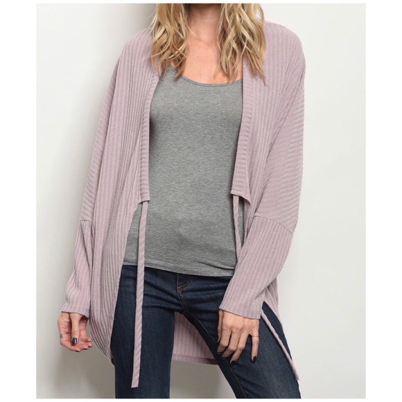 January Summer Tops - LILAC YOGA CARDIGAN